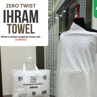IHRAM TOWEL – ZERO TWIST